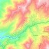 Huigra topographic map, elevation, terrain