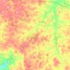 Moba topographic map, elevation, terrain