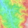 La Chabanne topographic map, elevation, terrain
