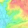Breadsall topographic map, elevation, terrain