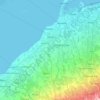 Tanza topographic map, elevation, terrain