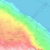 Polignano a Mare topographic map, elevation, terrain