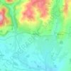 Norbury topographic map, elevation, terrain