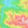 Eaux-Bonnes topographic map, elevation, terrain