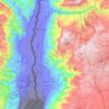 Balqa topographic map, elevation, terrain