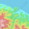 Kecamatan Tolitoli Utara topographic map, elevation, terrain
