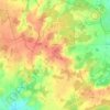 Villiers topographic map, elevation, terrain