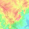 Rabai/Kisurutini ward topographic map, elevation, terrain
