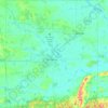 Saline County topographic map, elevation, terrain