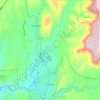 La Verkin topographic map, elevation, terrain