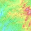 Moissannes topographic map, elevation, terrain