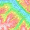 Flums topographic map, elevation, terrain