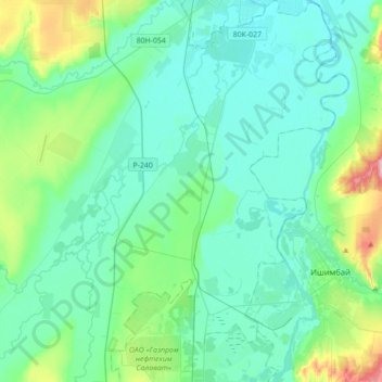 Наумовский сельсовет topographic map, elevation, terrain