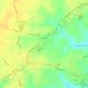 Saxtead topographic map, elevation, terrain