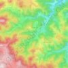 Saint-Martial topographic map, elevation, terrain