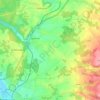 Taponnat-Fleurignac topographic map, elevation, terrain