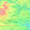 Xin'an County topographic map, elevation, terrain