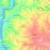 Soriano topographic map, elevation, terrain