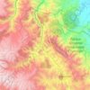 Huancabamba topographic map, elevation, terrain