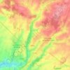 Melle topographic map, elevation, terrain