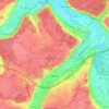 Dreux topographic map, elevation, terrain