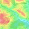 Ягул topographic map, elevation, terrain