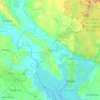 Odukpani topographic map, elevation, terrain