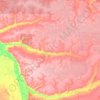 Uy River topographic map, elevation, terrain