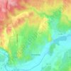 Chandolas topographic map, elevation, terrain