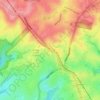 Pymble topographic map, elevation, terrain