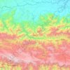 Puncak topographic map, elevation, terrain