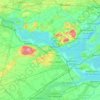 Vaudreuil topographic map, elevation, terrain