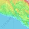 Grad Rijeka topographic map, elevation, terrain
