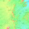 Shahpura Tehsil topographic map, elevation, terrain