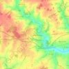 Great Dunmow topographic map, elevation, terrain