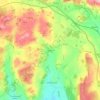 Crook topographic map, elevation, terrain