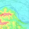Camino topographic map, elevation, terrain
