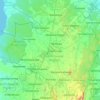 Anuradhapura District topographic map, elevation, terrain
