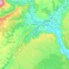 Joyeuse topographic map, elevation, terrain