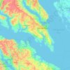 Saint Mary's County topographic map, elevation, terrain