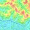 Parque João Ramalho topographic map, elevation, terrain