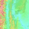 Kale District topographic map, elevation, terrain