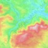 Hepple topographic map, elevation, terrain