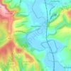 Houghton topographic map, elevation, terrain