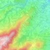 Vinzieux topographic map, elevation, terrain