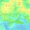 Friston topographic map, elevation, terrain