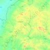 North topographic map, elevation, terrain