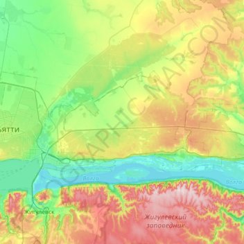 сельское поселение Васильевка topographic map, elevation, terrain