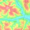 Пушкарное topographic map, elevation, terrain