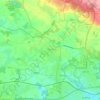 Plescop topographic map, elevation, terrain